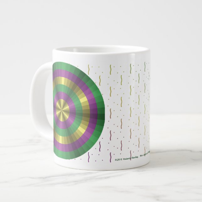 Mardi Gras Illusion Spezielle Tasse (Vorderseite Links)