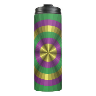 Mardi Gras Illusion Thermal Tumbler Thermosbecher