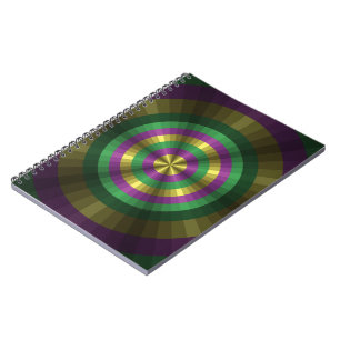 Mardi Gras Illusions-Notizbuch Notizblock