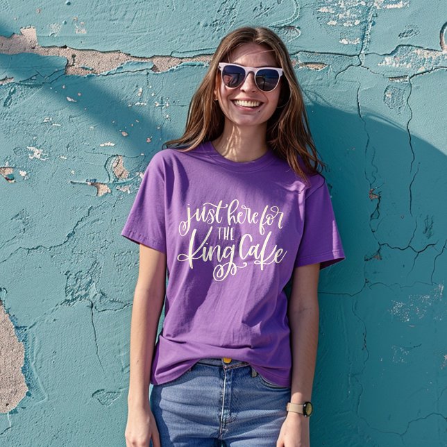 Mardi Gras ist genau hier für den King Cake T-Shirt (Von Creator hochgeladen)