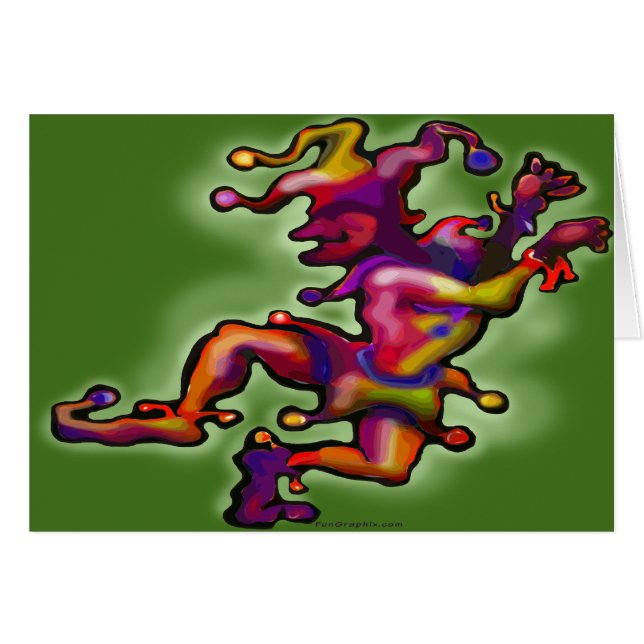Mardi Gras Jester (Vorderseite (Horizontal))