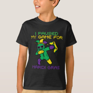 Mardi Gras Jester Dab Youth Men hält mein Spiel au T-Shirt