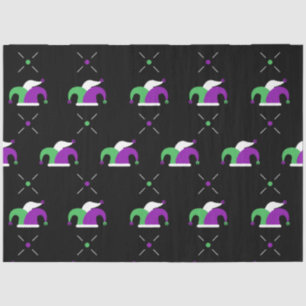 Mardi Gras Jester Hat Tissue Paper Seidenpapier