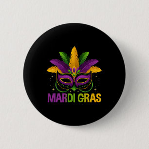 Mardi Gras Jester Maske Kostüme Kinder Mädchen Män Button