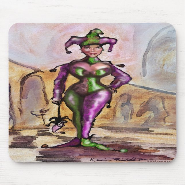 Mardi Gras Jester Mousepad (Vorne)
