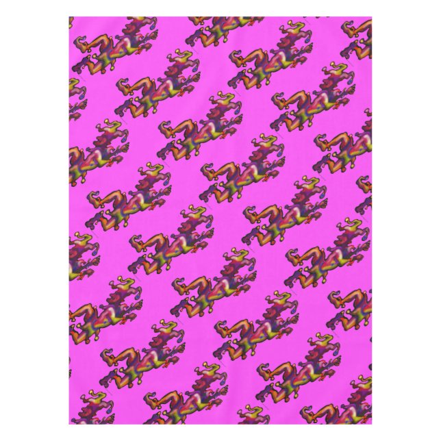 Mardi Gras Jester Tischdecke (Vorderseite)