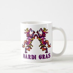 Mardi Gras Jesters Tasse
