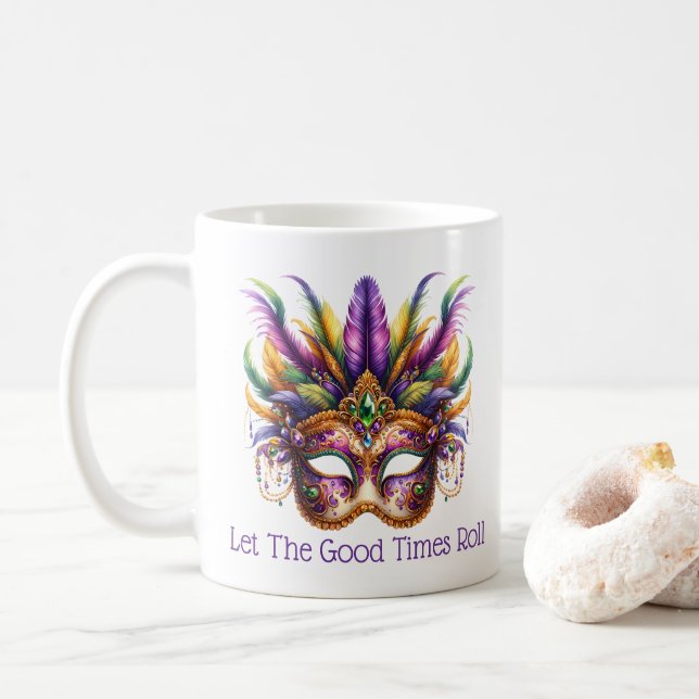 Mardi Gras  Kaffeetasse (Mit Donut)