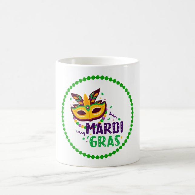 Mardi Gras Kaffeetasse (Mittel)