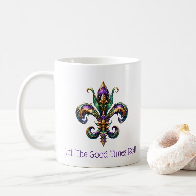 Mardi Gras  Kaffeetasse (Mit Donut)
