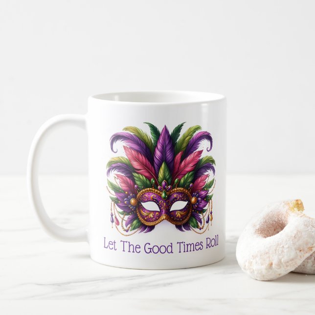 Mardi Gras  Kaffeetasse (Mit Donut)