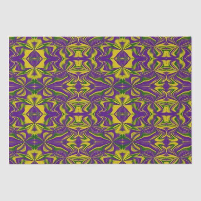 Mardi Gras Kaleidoscope Seidenpapier (Vorderseite)