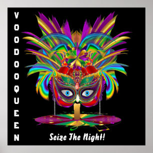 Mardi Gras Karneval Event Bitte beachten Sie die H Poster