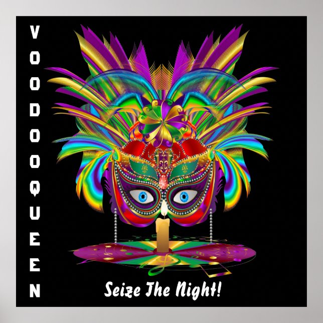 Mardi Gras Karneval Event Bitte beachten Sie die H Poster (Vorne)