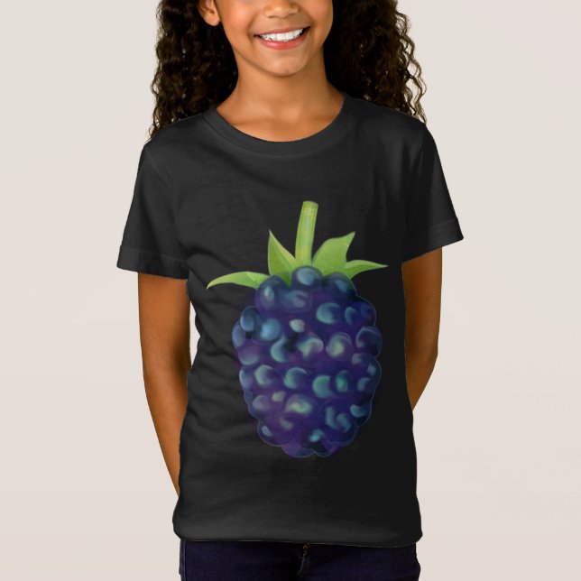 Mardi Gras Karneval Frucht Kostüm BlackBerry Berry T-Shirt (Vorderseite)