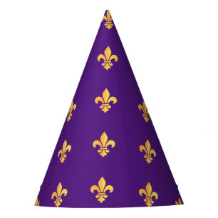 Mardi Gras Karneval Harlequin Lilie Diamond Partyhütchen