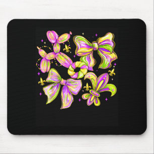 Mardi Gras Karneval Kokette Bogen King Cake Fleur Mousepad