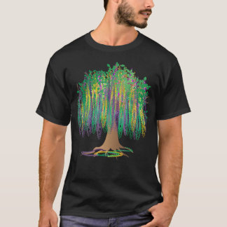 Mardi Gras Karneval Meican Grafische BeadTree Bour T-Shirt