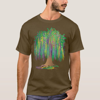Mardi Gras Karneval Meican Grafische BeadTree Bour T-Shirt