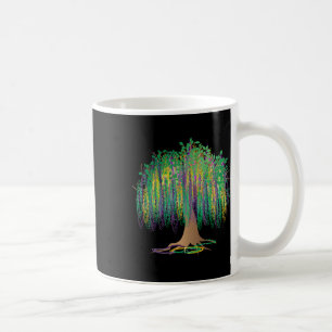 Mardi Gras Karneval Mexikanische Grafik Perlenbaum Kaffeetasse