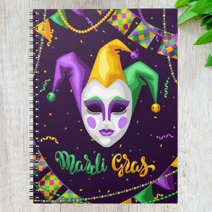 Mardi Gras-Karneval Notizblock