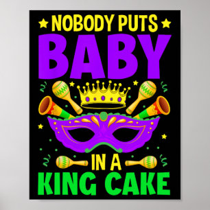 Mardi Gras Karnevalfeier - Niemand stellt Poster