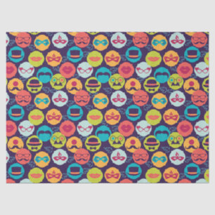 Mardi Gras Karnevalsmassemuster für Party Seidenpapier