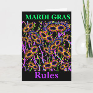 Mardi Gras Karte