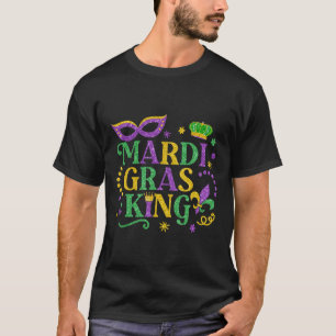 Mardi Gras King Fun Parade Mardi Gras Carnival Cos T-Shirt