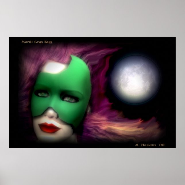 Mardi Gras Kiss Poster (Vorne)