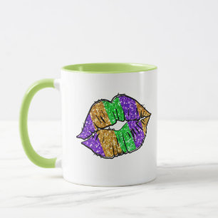 Mardi Gras Kiss Tasse