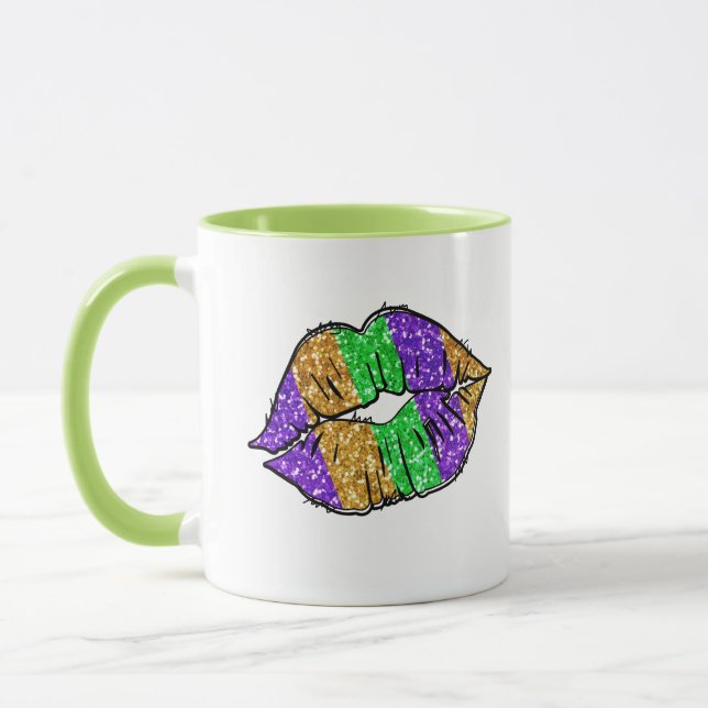 Mardi Gras Kiss Tasse (Links)