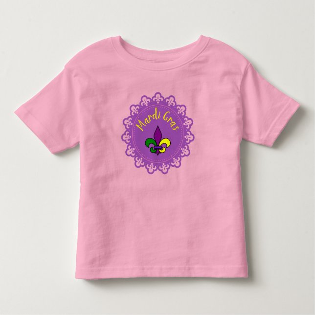 Mardi Gras Kleinkind T-shirt (Vorderseite)