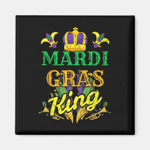 Mardi Gras König Männer Karneval Kostüm Geschenk M Magnet