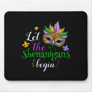 Mardi Gras Kostüm Lass Die Mardi-Gras-Spaß Beginne Mousepad