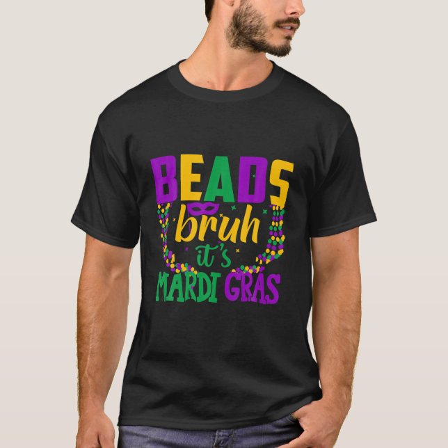 Mardi Gras Kostüm Lass Die Shenanigans Beginnen Be T-Shirt (Vorderseite)