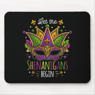 Mardi Gras Kostüm Lass Die Shenanigans Beginnen Ma Mousepad