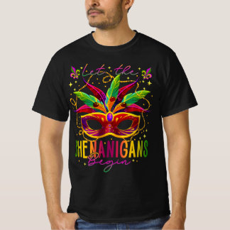 Mardi Gras Kostüm Lass Die Shenanigans Beginnen Ma T-Shirt