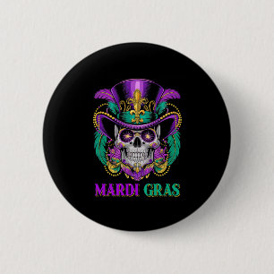 Mardi Gras Kostüm Unterwegs in die Hochgebirgswelt Button