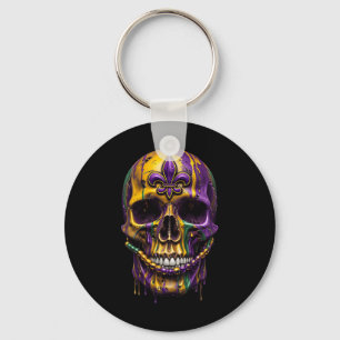 Mardi Gras Kostüm Zucker Skull Karneval Halloween Schlüsselanhänger