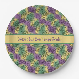Mardi Gras Laissez Les Bon Temps Rouler Masken Per Pappteller