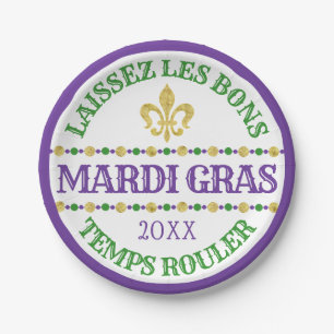 Mardi Gras   Laissez Les Bons Temps Rouler Pappteller