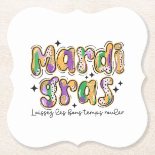 Mardi Gras Laissez Les Bons Temps Rouler Untersetzer