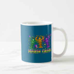 Mardi Gras Langustinen-Narrenhut-Perlen-T-Shirt Ne Kaffeetasse
