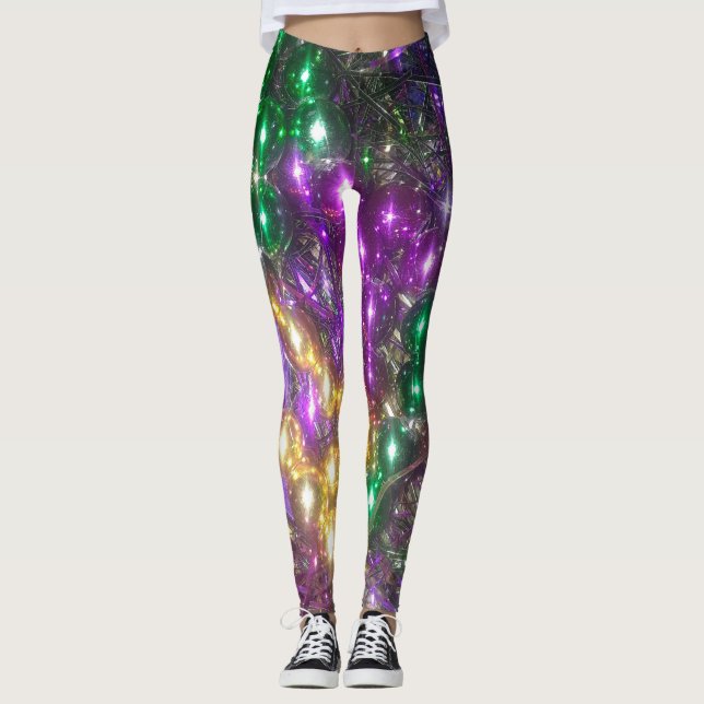 Mardi Gras Leggings (Vorderseite)