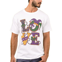 Mardi Gras Liebe-Liebe in Bloom - Mardi Gras Theme