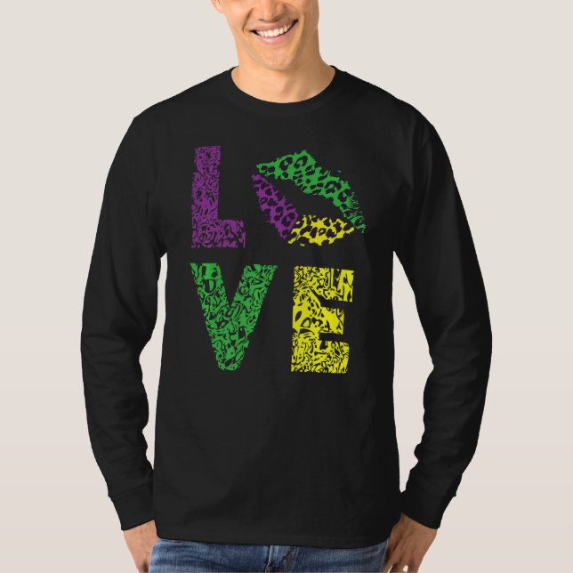 Mardi Gras Liebe Livio Vacchini Gebäudes T-Shirt (Vorderseite)