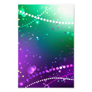 Mardi Gras Lila Hintergrund Fotodruck
