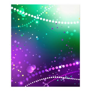 Mardi Gras Lila Hintergrund Fotodruck