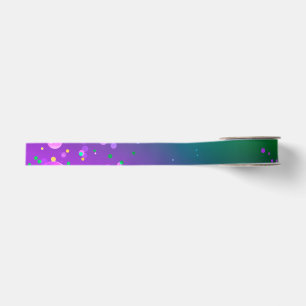 Mardi Gras Lila Hintergrund Ripsband